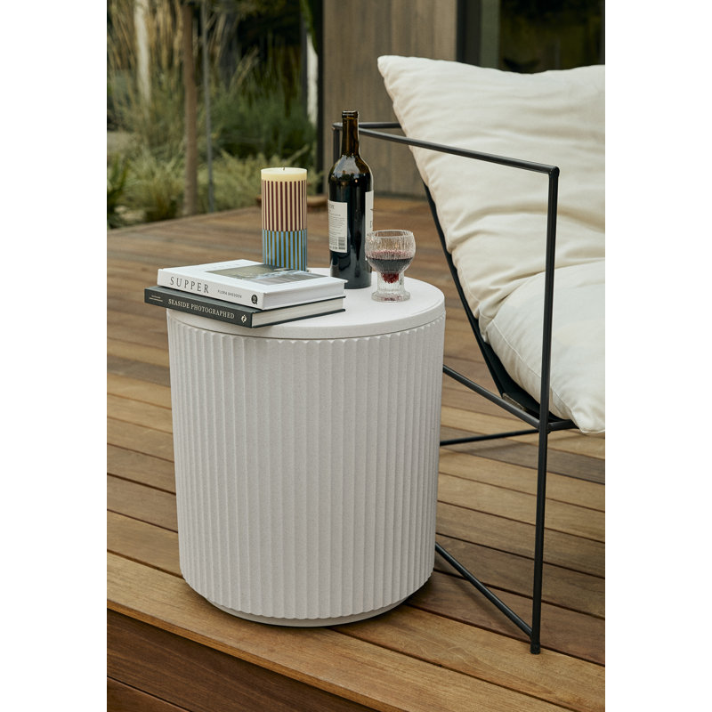 Veradek Chill Side Table, White