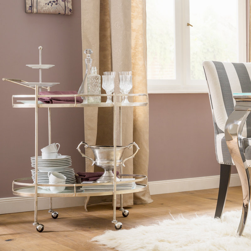 Oxendine Metal Bar Cart