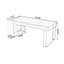 Bureau de direction rectangulaire en bois massif avec tiroirs Nut-Brown-589204835-589204837