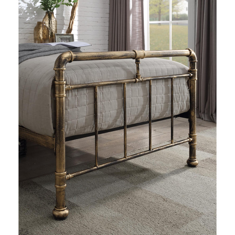 Alsip Bed, Antique Bronze, Single (3')