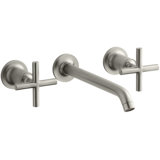 Purist Widespread Wall-Mount Bathroom Faucet