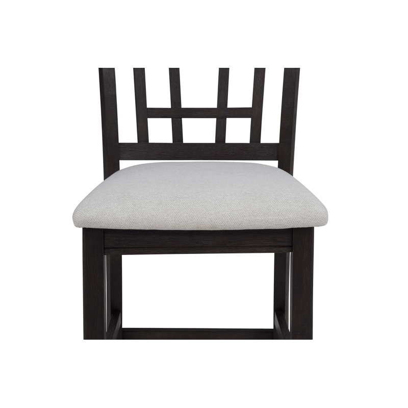 Ensemble de salle à manger 5 pièces à hauteur de comptoir bicolore 5 pièces