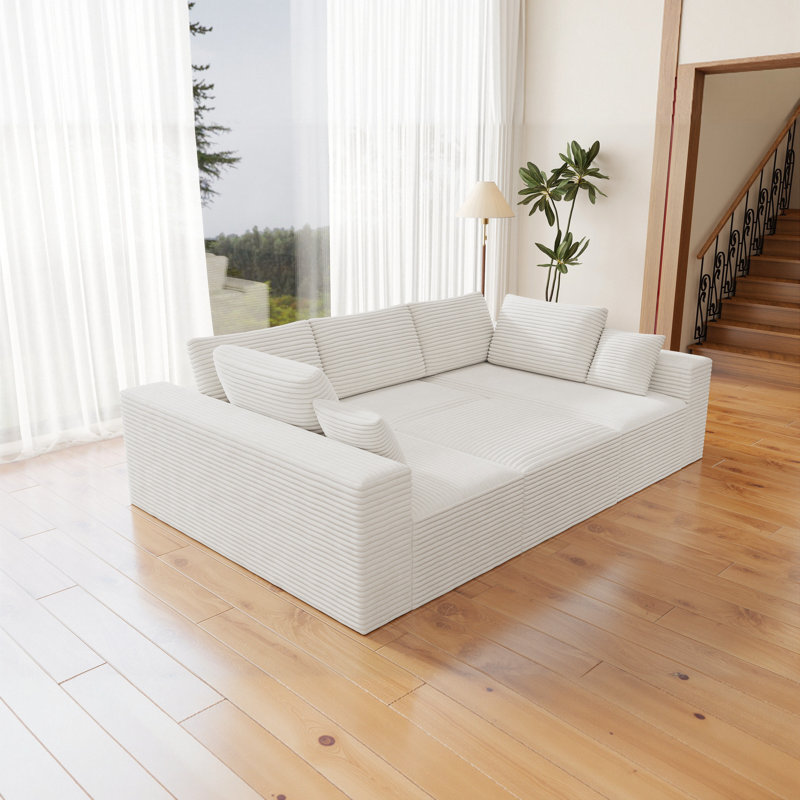 Canapé modulaire modulaire 4 pièces Roomfitter, Blanc