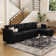 Colusa Faux Leather L-Shaped Sectional Sofa