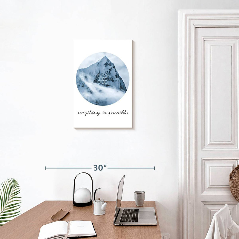 Tergel Geo Anything Is Possible, 24" H x 16" W