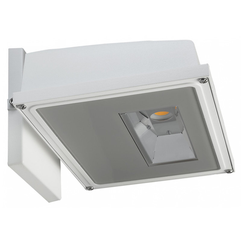 White Modern Direct Wired LED Wall Sconce