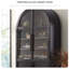 Bibliothèques rétro simples en bois massif noir-106321220