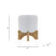 PLATEAU 5 "AVEC SUPPORT CHEVRON, BLANC