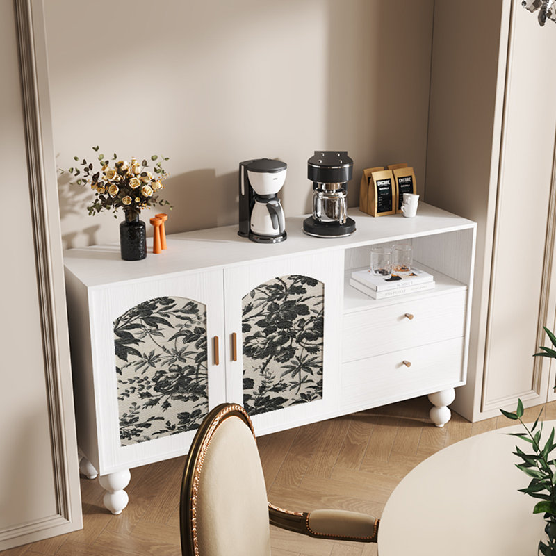 Buffet de luxe rétro de style américain, Blanc