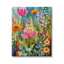 Peinture florale fantaisiste sur bois-93925813-93925815