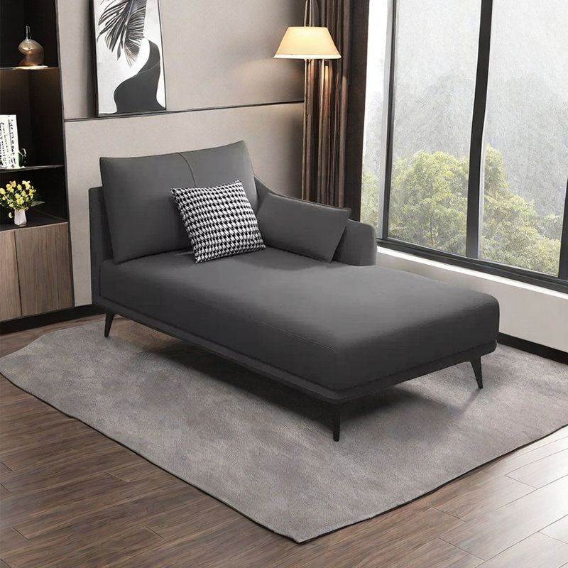 Entrekin, Orienté à gauche (vu de face), Tissu gris foncé