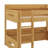Queen Over Queen Bunk Bed With Storage Shelves & USB Charging Ports-1213784379
