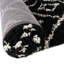 Tapis à poils longs noir et blanc Foundry Select-4746975
