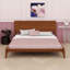 Lit plateforme en bois de bambou-1258200363