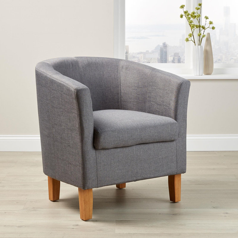 Fullmer 67Cm Tub chair, Light Grey