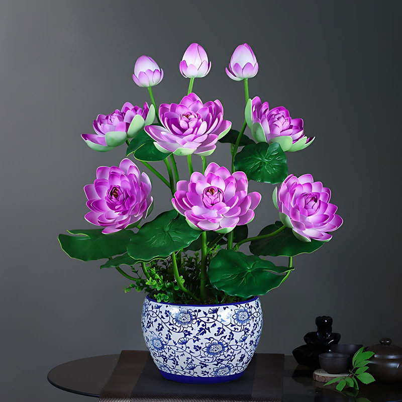 Ranunculus Arrangement in Pot, Mauve