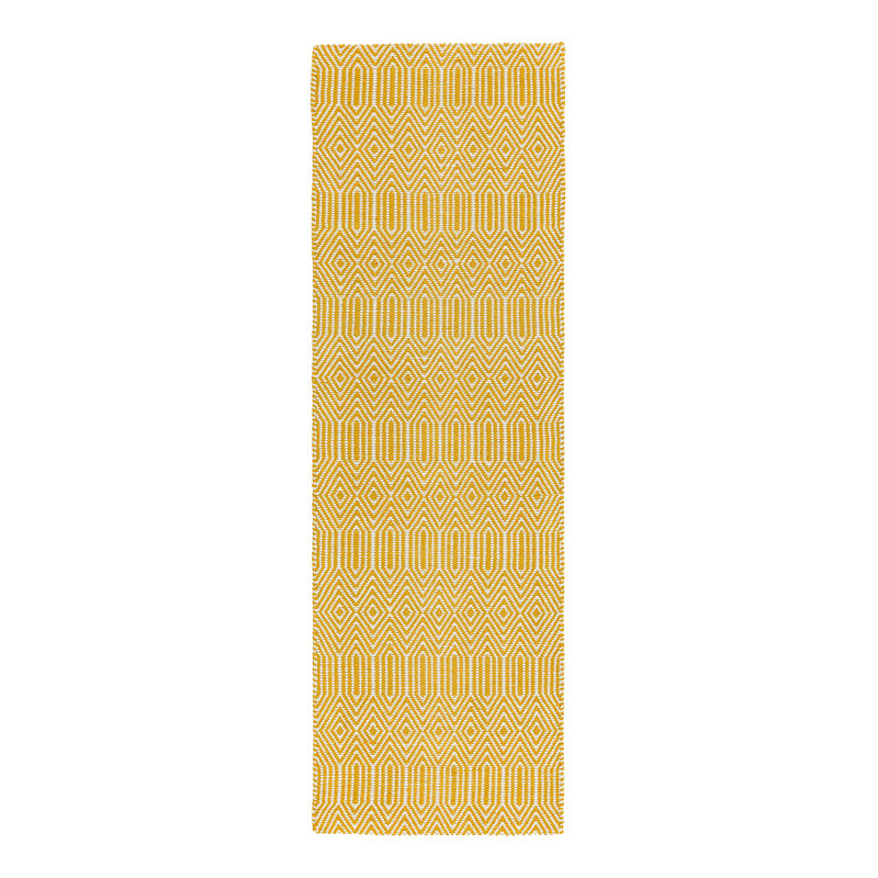 Momig Geometric Flatweave Area Rug, Runner 66cm x 200cm