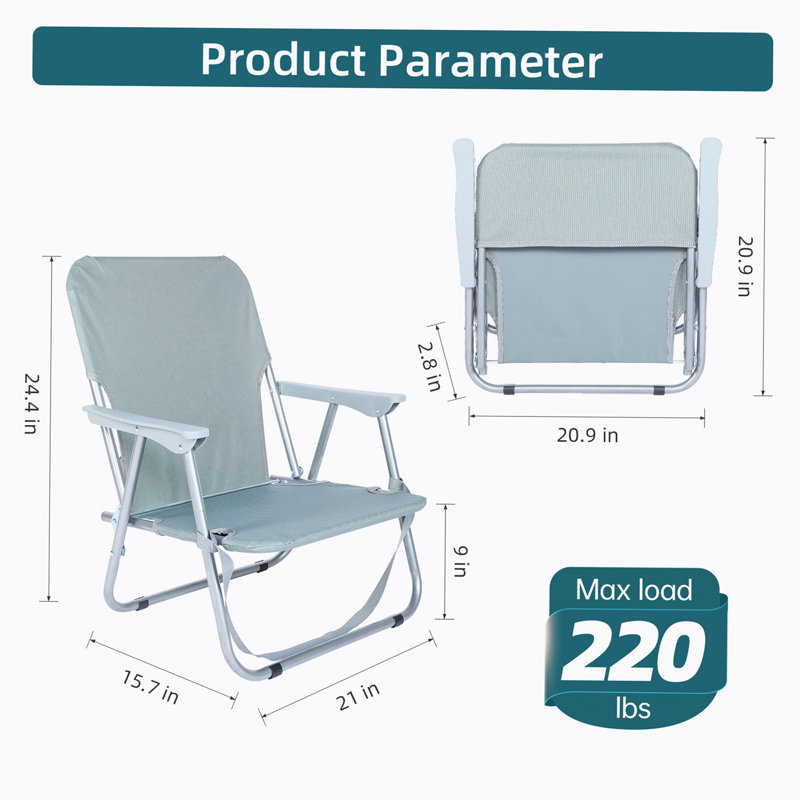 Chaise de plage pliante Couri