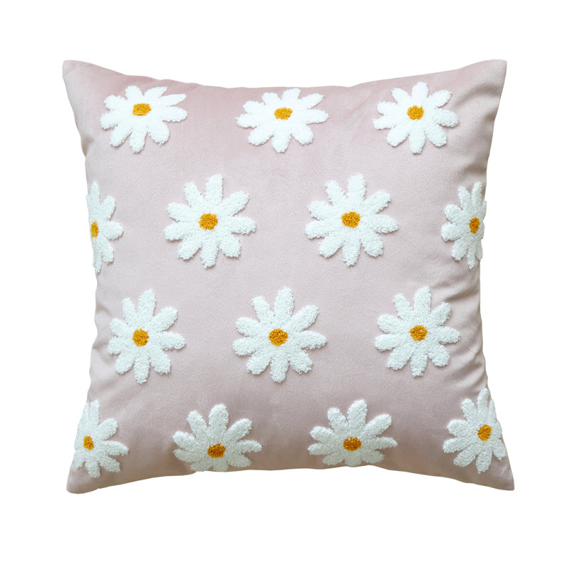Coussin Daisies, Rose