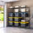 25" W NSF-Certified Commercial 5-Tier 5-Bin Storage Rack with Wheels-1621639659-1616771898