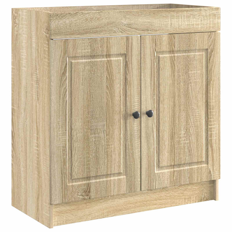 78.5 mm Single Double Bathroom Vanity Base, Sonoma Oak