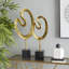 Ensemble de 2 sculptures en métal Andere-60947010