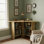 Corner Triangle Study Desk