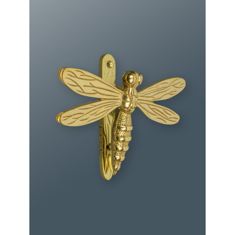 Nicole Dragonfly Door Knocker, Brass