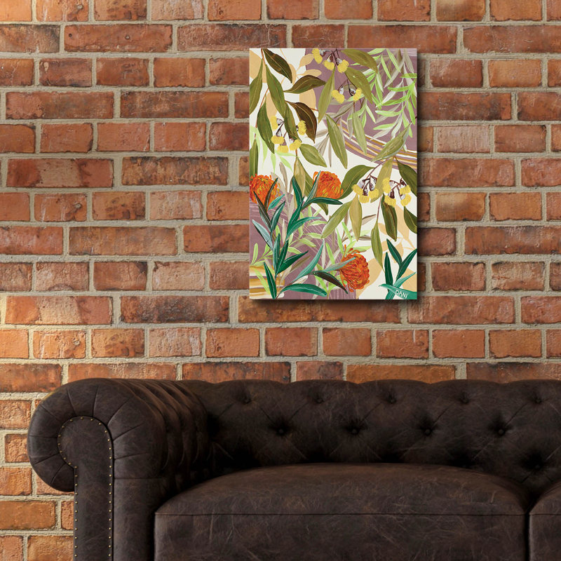  «Walk With Me No. 1» par Dani Heyward, art mural en verre acrylique, 16 po x 24 po, H 24 po x l 16 po