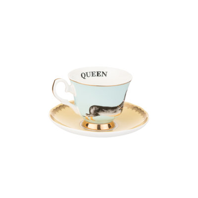 Yvonne Ellen - Doggie Teacup & Saucer