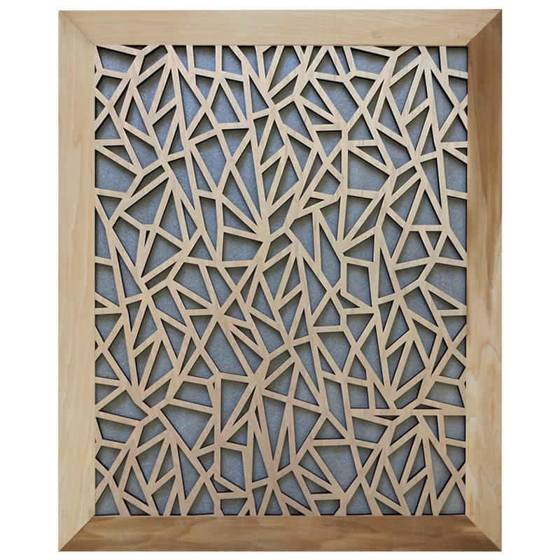 Bouche d'aération magnétique magnétique - conception triangulaire, 16 x 24, Inside