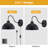 Aalap Plug In Iron Armed Sconce