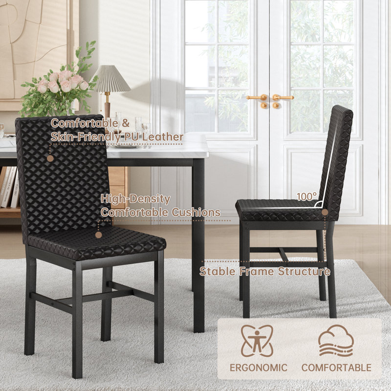 Ensemble de table et chaises Modern Modern, Blanc