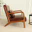 Ihar Faux Leather Accent Chair-1507149328
