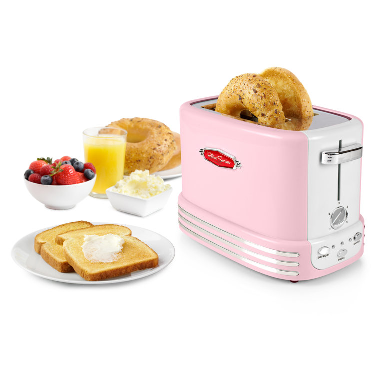 MyMini Single Slice Toaster, Pink 