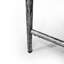Ensemble de 2 tables basses en métal martelé à motif en X de style moderne Lalia-125808162-125808164
