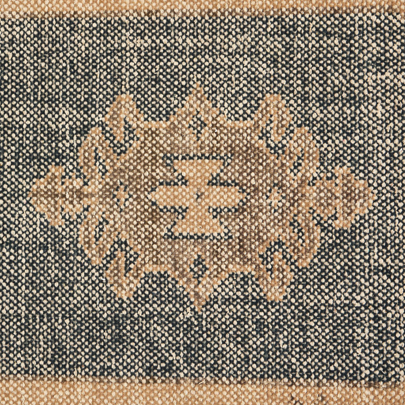 Cesia Oriental Hand-Knotted Rectangle Area Rug in Beige, Runner 3' x 12'