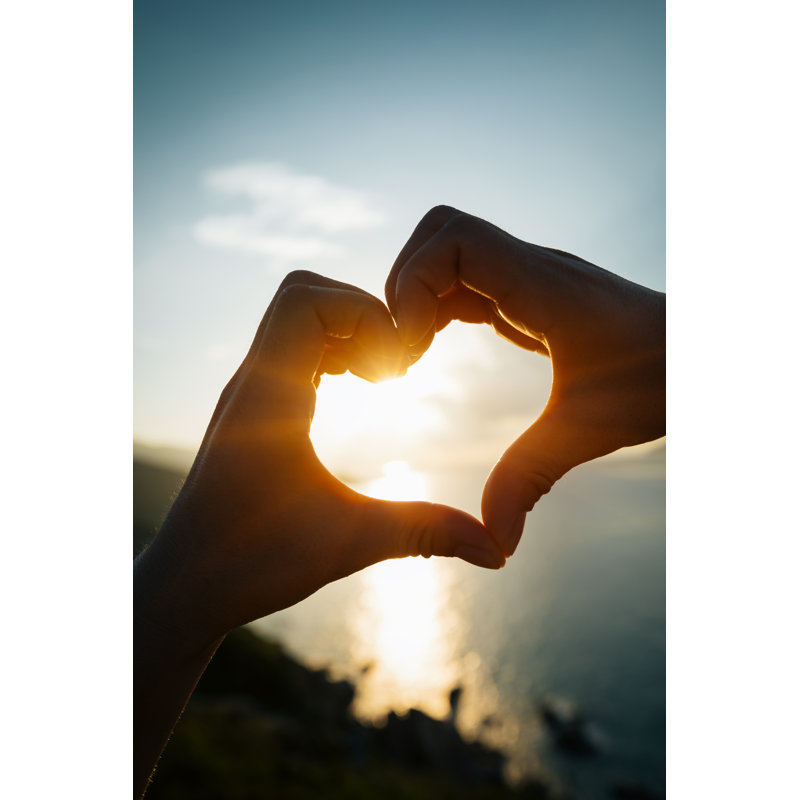 Heart Shape - Wrapped Canvas Print, 46cm H x 30cm W x 3.8cm D