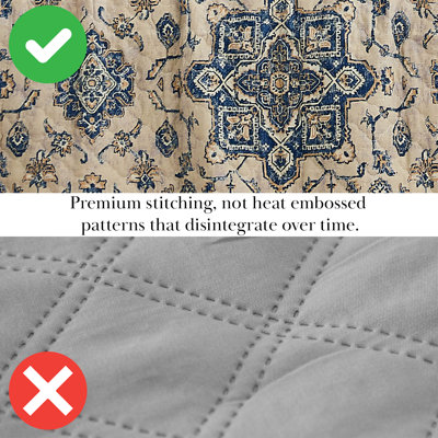 Ensemble de literie pour courtepointe 7 pièces PERSIA par Southshore Fine Linens