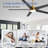 Beil Large Modern Ceiling Fan with Light Kit and Remote Control, 3 LED Colours, 6 Speed Noiseless DC Motor, 5 Plywood Blades, for Indoor/Covered Outdoor Use-1606988307-1595520269-1556980191