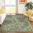 Machine Washable Indoor/Outdoor Lanphear ACN2411 Botanical Rug-427732315