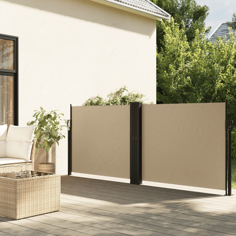 Auvent latéral rétractable Vidaxl anthracite, H 55,1 po x l 393,7 po, Anthracite