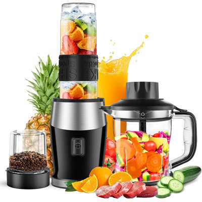 Blender And Food Processor Combo Blender For Shakes And Smoothies Personal Blender Small Blender 700W Electric Blender With Mixer Grinder/Blender/Chop