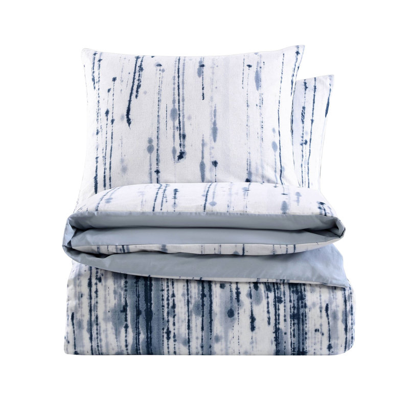 Sokal Blue Reversible Cotton Full Comforter Set