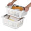 Petit panier empilable Sterilite, bacs de rangement empilables, placards de rangement, garde-manger, salle de bain ou salle de classe