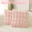 Ensemble de 2 housses de coussin en fausse fourrure de lapin 18 po x 18 po pour canapé et lit-117600099