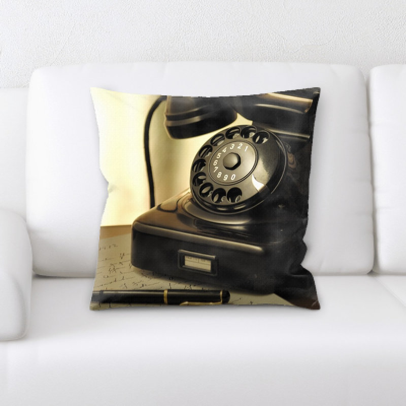 Housse et insert de coussin carré pour téléphone