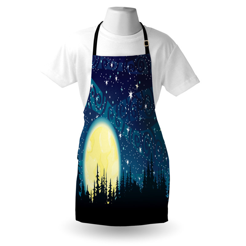 No Pattern Bib Apron