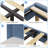 Upholstered Twin Bed Frame With Led Lights-1850051390