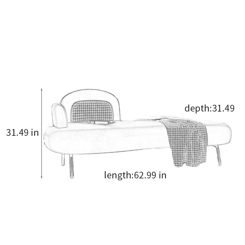 Chaise de luxe Nordic Light Luxury
